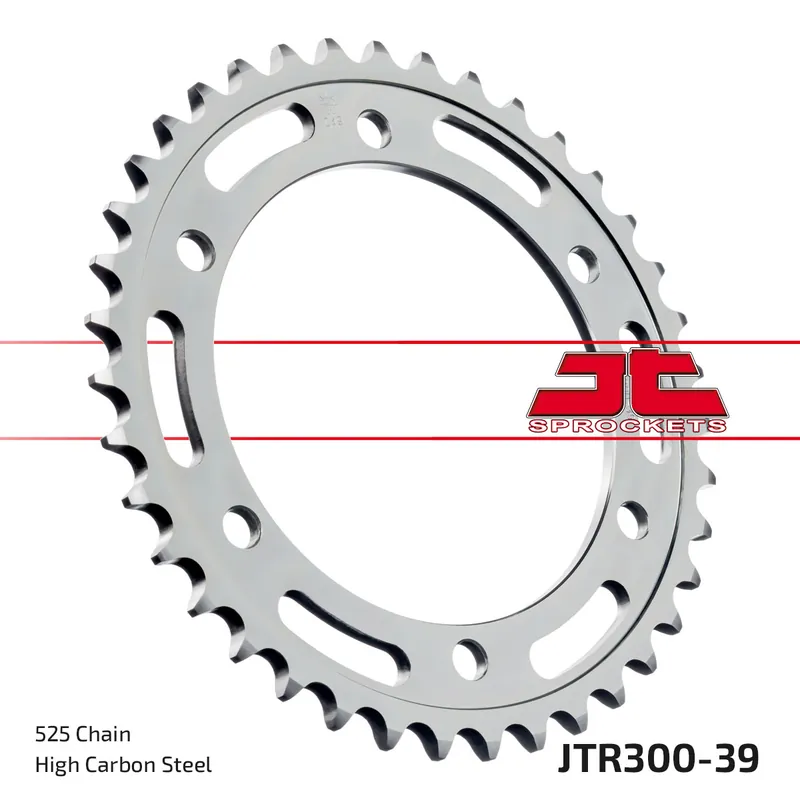 Kettenrad JT Sprockets 525 39Z Innendurchmesser 130mm Lochkreis 150mm für Yamaha FZ 8 Fazer S SA, Honda XL V Transalp 600 - 900 ccm Bj. 1987 - 2016 Preisknaller