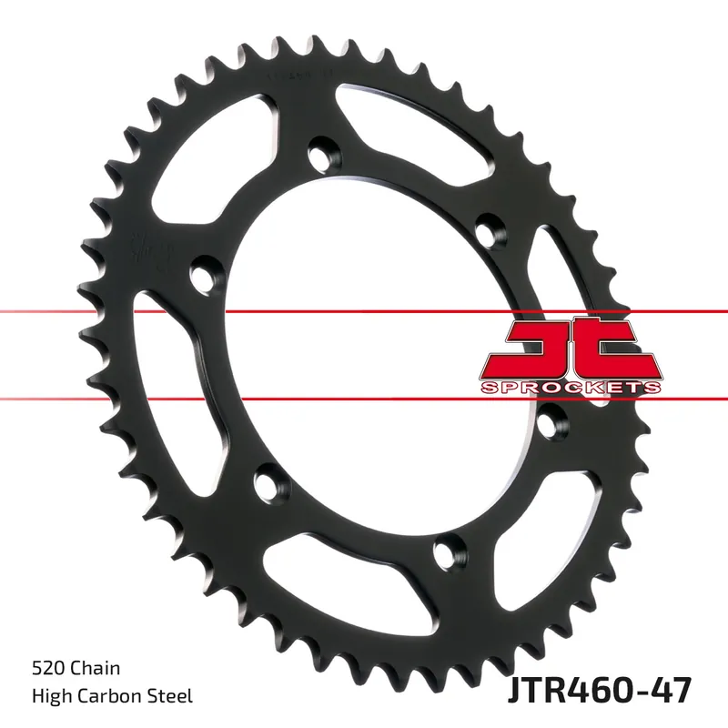 Echt Kettenrad JT Sprockets 520 47Z Innendurchmesser 134mm Lochkreis 150mm für Kawasaki KX F KLX S R 125 - 650 ccm Bj. 1980 - 2022