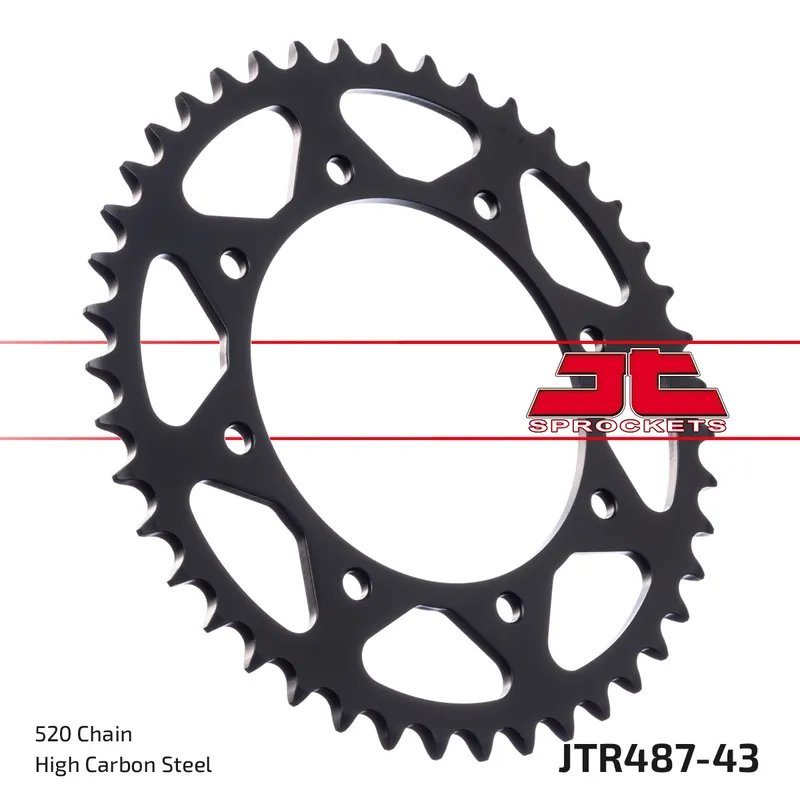 Bestseller Kettenrad JT Sprockets 520 43Z Innendurchmesser 120mm Lochkreis 140mm für Kawasaki KLR Tengai KLE KLX W A 250 - 800 ccm Bj. 1987 - 2022