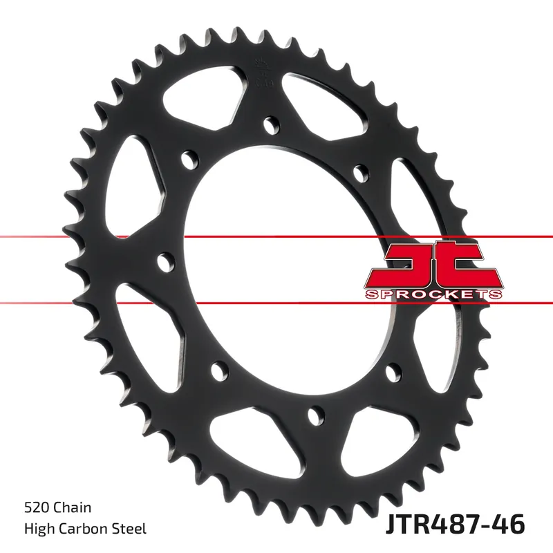 Bestpreis Kettenrad JT Sprockets 520 46Z Innendurchmesser 120mm Lochkreis 140mm für Kawasaki KLR Tengai KLE KLX W A 250 - 800 ccm Bj. 1987 - 2022
