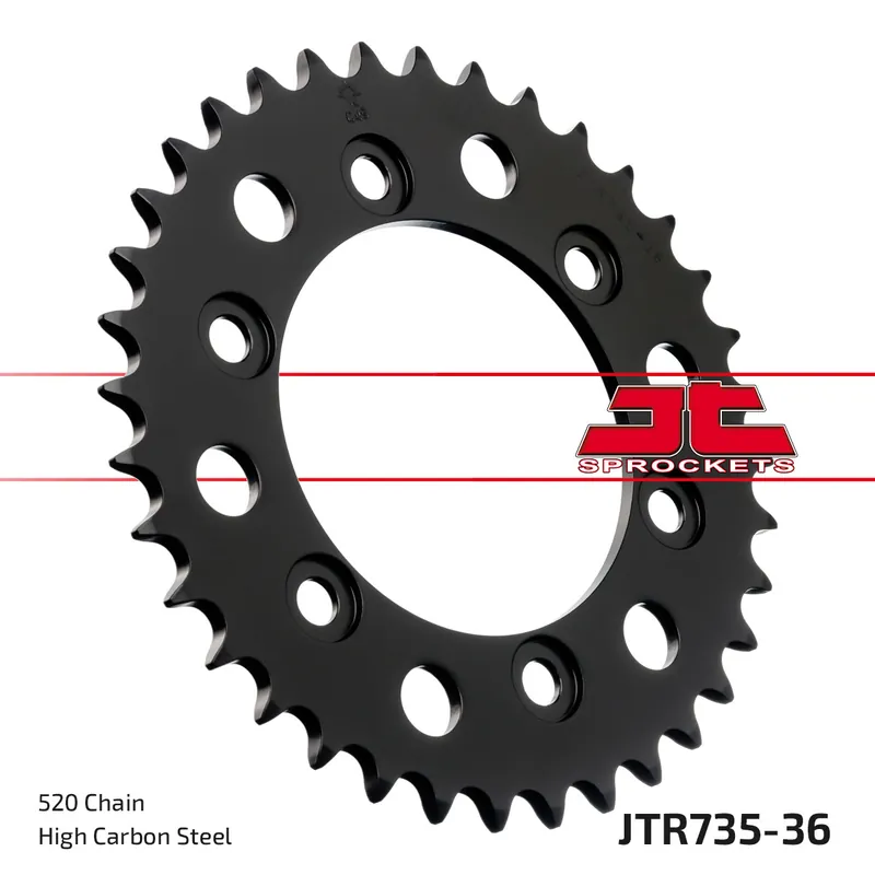 Kettenrad JT Sprockets 520 36Z Innendurchmesser 100mm Lochkreis 124mm für Ducati Monster i.e. Dark SS FE Carenata i.e S 350 - 907 ccm Bj. 1988 - 2014 Jetzt Bestellen