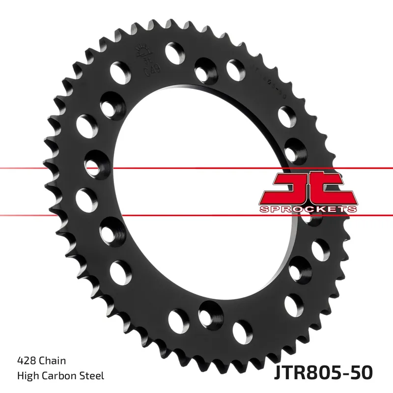 Schneller Versand Kettenrad JT Sprockets 428 50Z Innendurchmesser 126mm Lochkreis 146mm für Suzuki DR SM 125 ccm Bj. 2008 - 2013