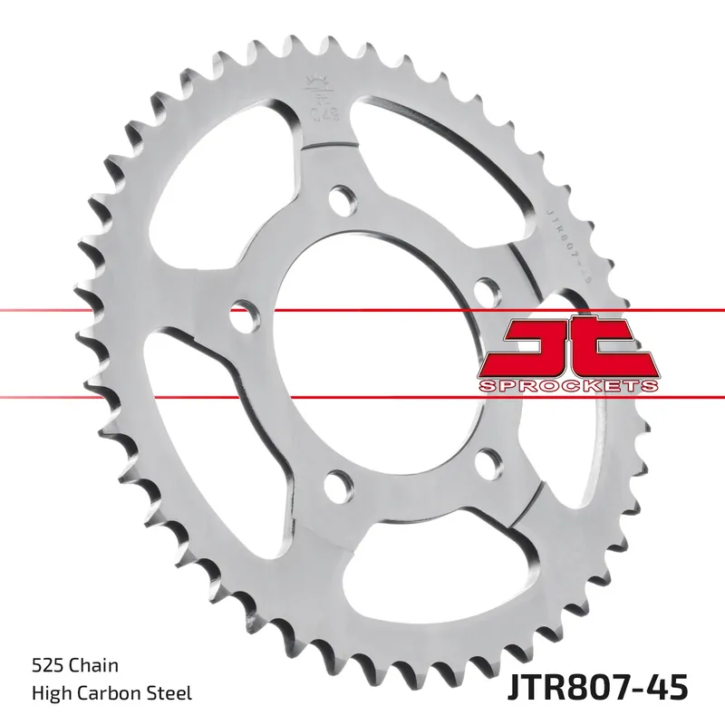 Sonderaktion Kettenrad JT Sprockets 525 45Z für Suzuki SV S SF, Honda NX Dominator GSF Bandit ABS GSX F 400 / 650 ccm Bj. 1991 - 2016