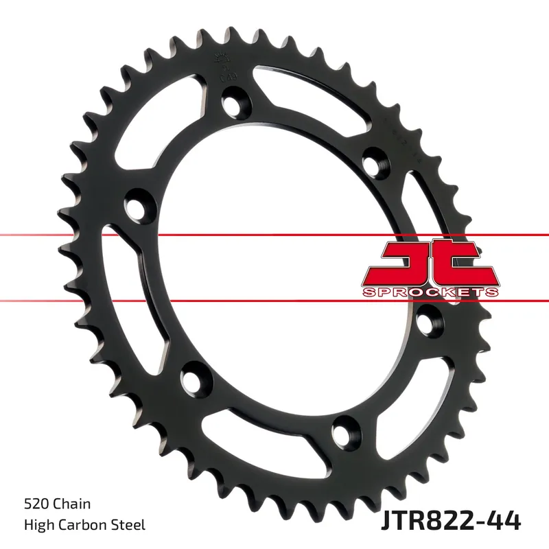 Kettenrad JT Sprockets 520 44Z Innendurchmesser 136mm Lochkreis 156mm für Husqvarna SM S TE R SMR, Beta RR Gas EC FSE WRE Supermotard Suzuki DR SH SE Bj. 1976 - 2021 Knallerangebot