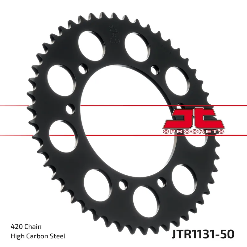 Kettenrad JT Sprockets 420 50Z Innendurchmesser 105mm Lochkreis 125mm für Rieju MRT, Aprilia SX Derbi Senda SM DRD X-Treme Pro Racing Yamaha DTR X RX Top-Seller
