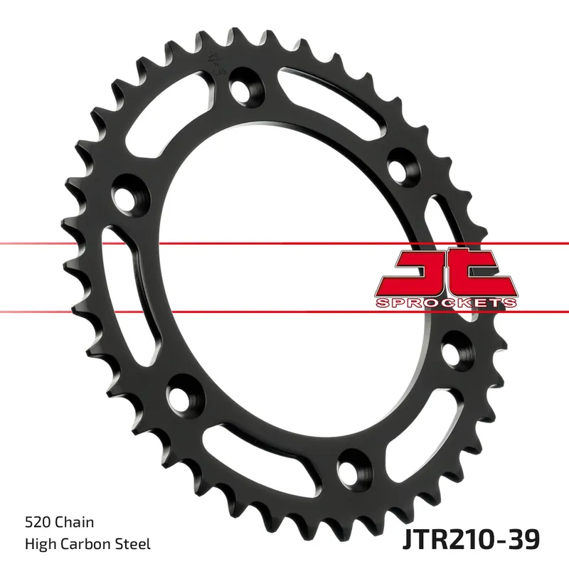 Expressversand Kettenrad JT Sprockets 520 39Z Innendurchmesser 125mm Lochkreis 153mm für Honda CR R CRF L Rally, HM CRE F XR RX 125 - 650 ccm Bj. 1983 - 2021