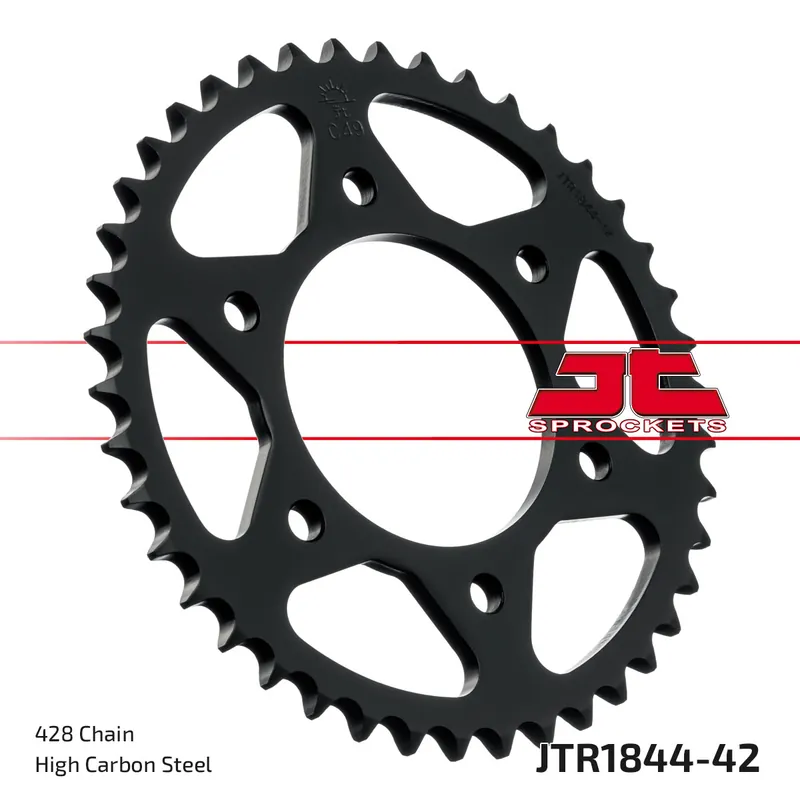 Direkt Vom Hersteller Kettenrad JT Sprockets 428 42Z Innendurchmesser 76mm Lochkreis 100mm für Yamaha MT- ABS YZF-R YZF R 125 ccm Bj. 2008 - 2022
