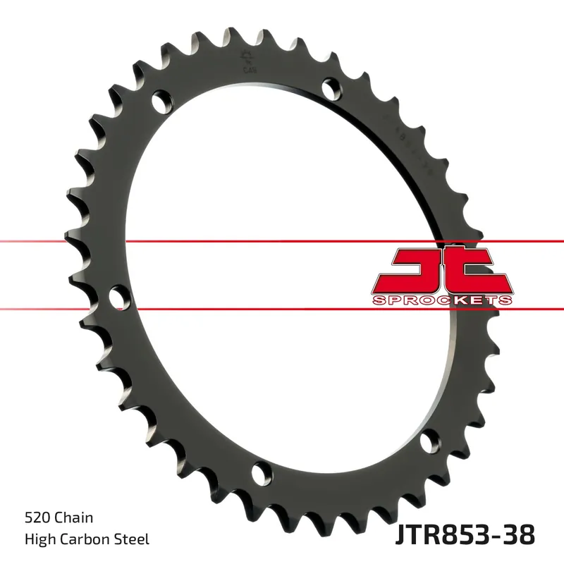 Kettenrad JT Sprockets 520 38Z Innendurchmesser 152mm Lochkreis 175mm für Explorer Trasher 2 Supermoto, Yamaha TT R YFM Warrior ER Moto 4 FW Big Bear Markenware