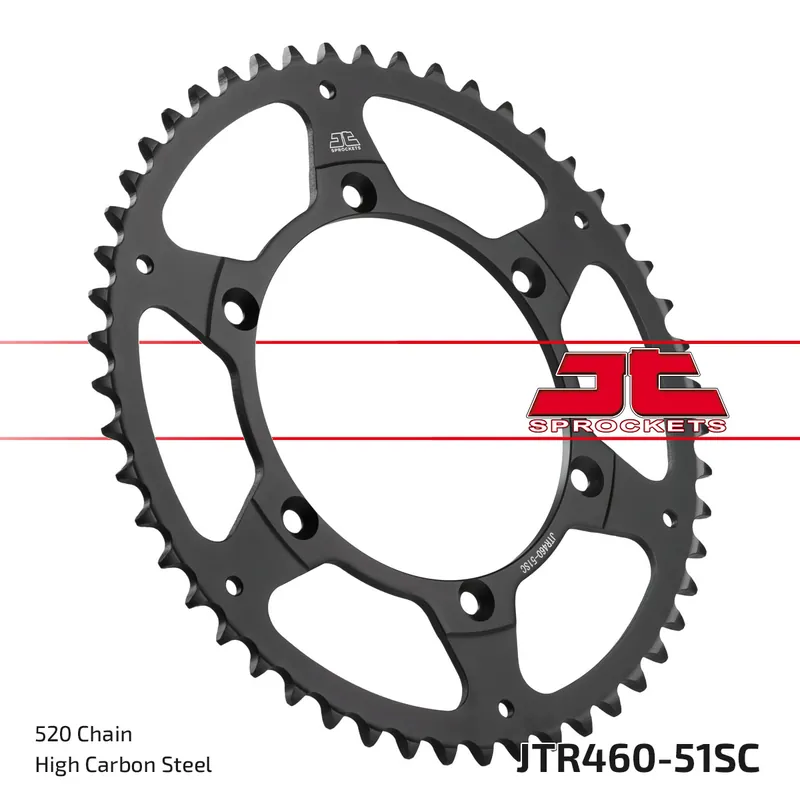 Kettenrad JT Sprockets 520 51Z Innendurchmesser 134mm Lochkreis 150mm für Kawasaki KX F KLX S R 125 - 650 ccm Bj. 1980 - 2022 Direkt Vom Hersteller