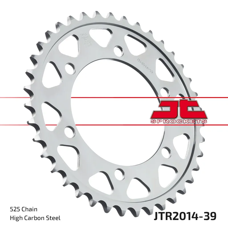 Sale Kettenrad JT Sprockets 525 39Z Innendurchmesser 106mm Lochkreis 125mm für Triumph Daytona R Street Triple Speed Twin Bonneville S Tiger XC ABS Scrambler Bj. 2006 - 2021
