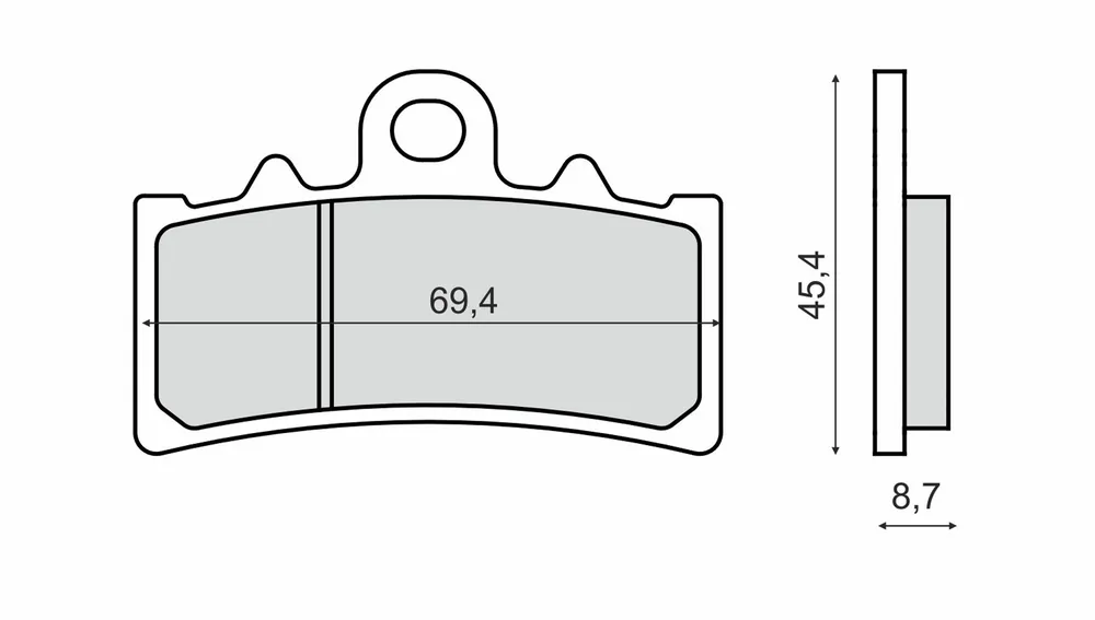 Beliebt Bremsbeläge Sinter vorne für KTM Duke 125ccm