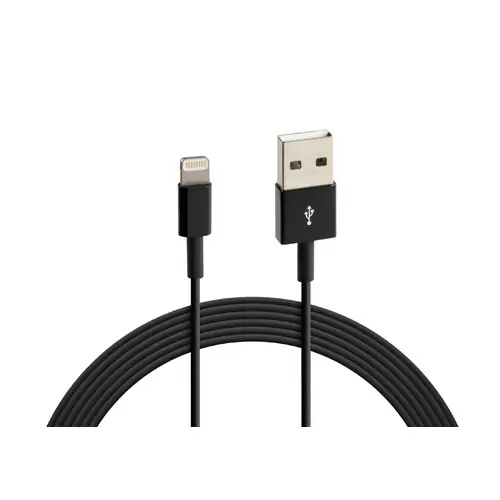 Kabel Lampa USB Lightning - 100 cm - Schwarz Wochenendangebot
