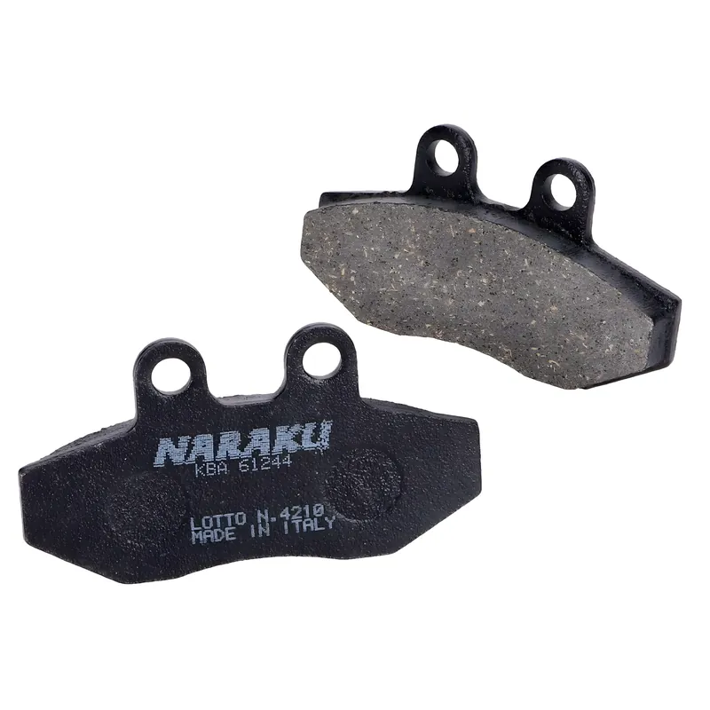 Bremsbeläge Naraku organisch für MBK Flame XC125, Yamaha Cygnus XC125 Finale Aktion
