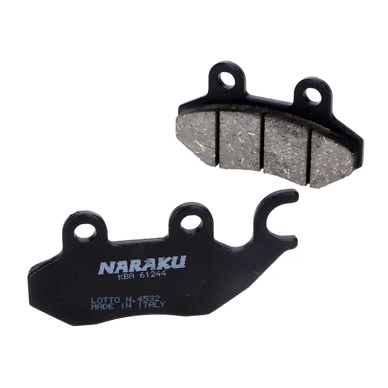 Neu Bremsbeläge Naraku organisch für PGO, SYM, TGB, Peugeot