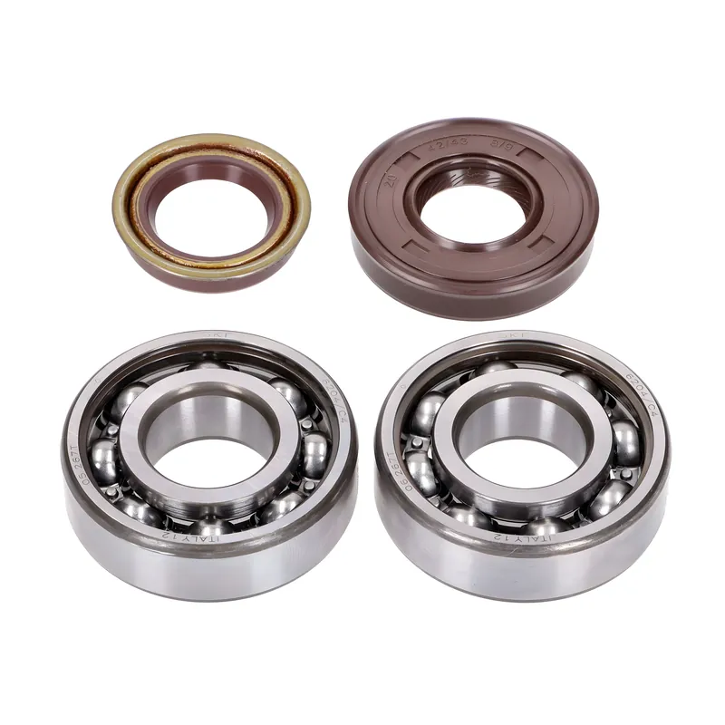 Aktuell Kurbelwellenlager Satz Naraku SKF, FKM Premium C4 Metallkäfig für Minarelli liegend, stehend, AC, LC (CW, MA, MY, CA, CY)