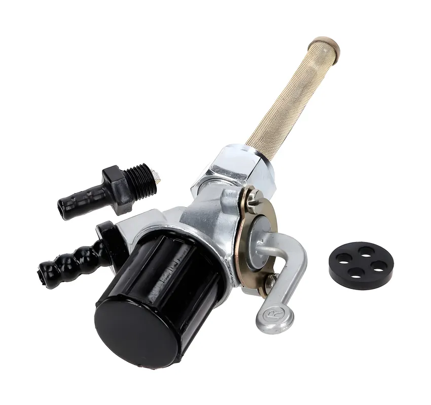 Neue Ware Benzinhahn mit Wassersack schwarz für Simson S50, S51, S70