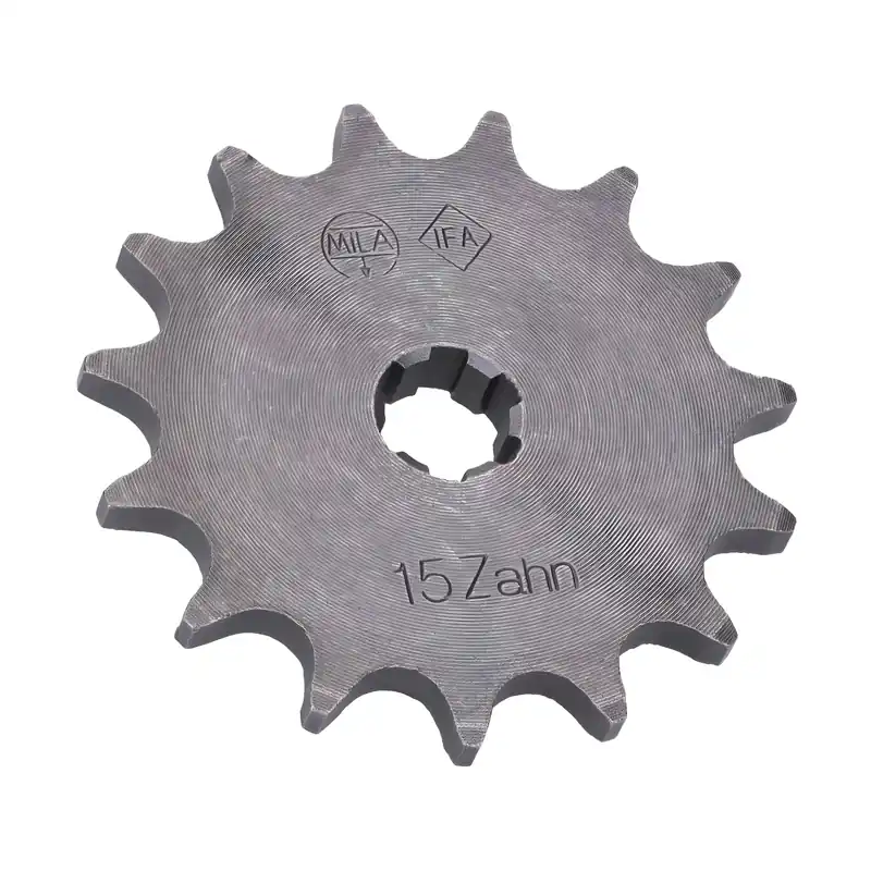 Direktkauf Ritzel / Kettenritzel alte Ausführung 15 Zähne für Simson S50, SR4-1, SR4-2, SR4-3, SR4-4, KR51/1 Schwalbe, Star, Sperber, Spatz, Habicht