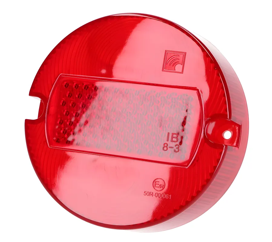 Rücklichtglas rot 100mm (2-Schrauben-Version) für Simson S50, S51, S70, KR50, KR51, Schwalbe Aktuell