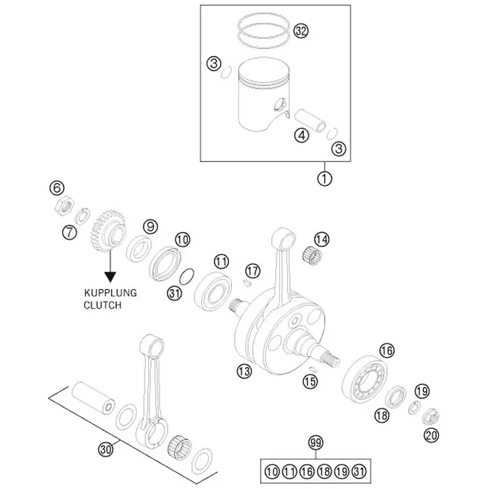 Begrenztes Angebot KOLBEN I 250 2011
