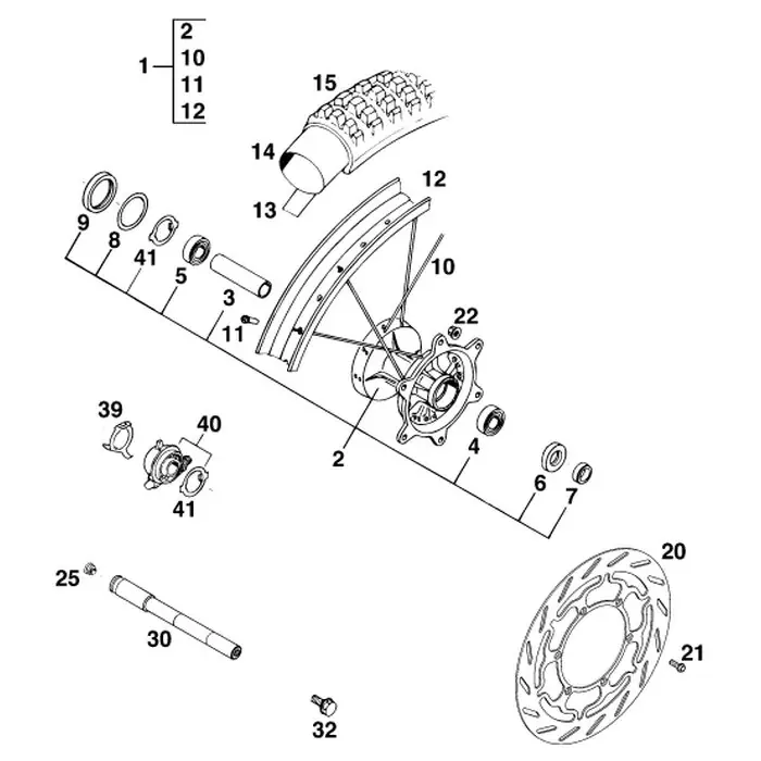 Expressversand BREMSSCHEIBE VORNE D=300MM ‘96