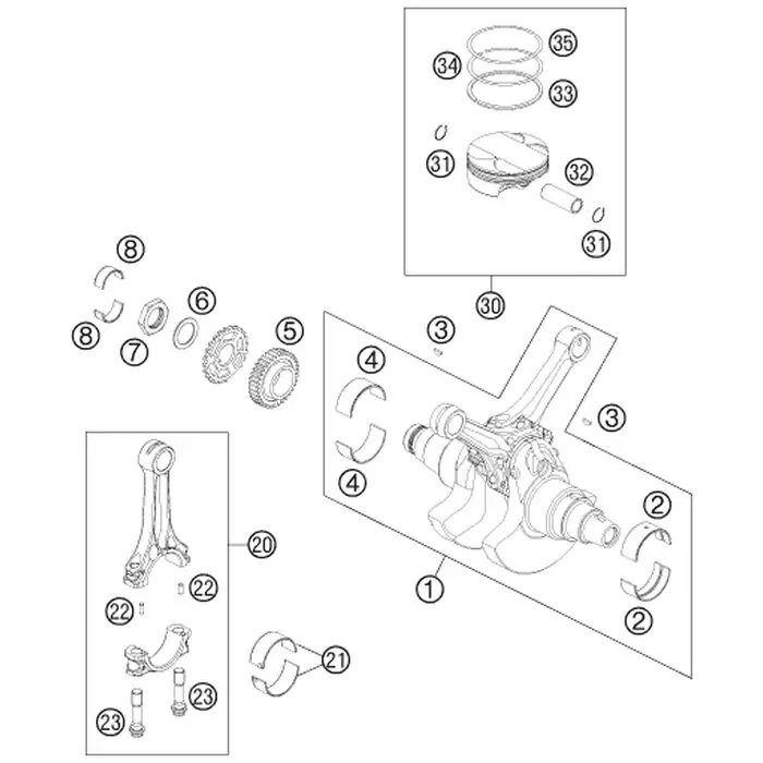 KOLBEN KPL. D=101 08 Sonderaktion