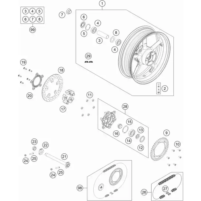 Bestseller Sensorrad hinten