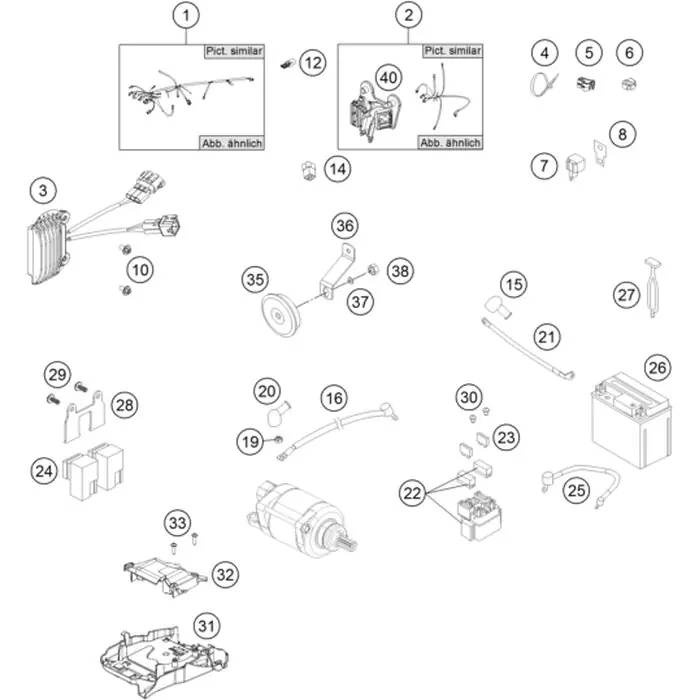 Preisreduziert STARTERKABEL 700MM ‘97