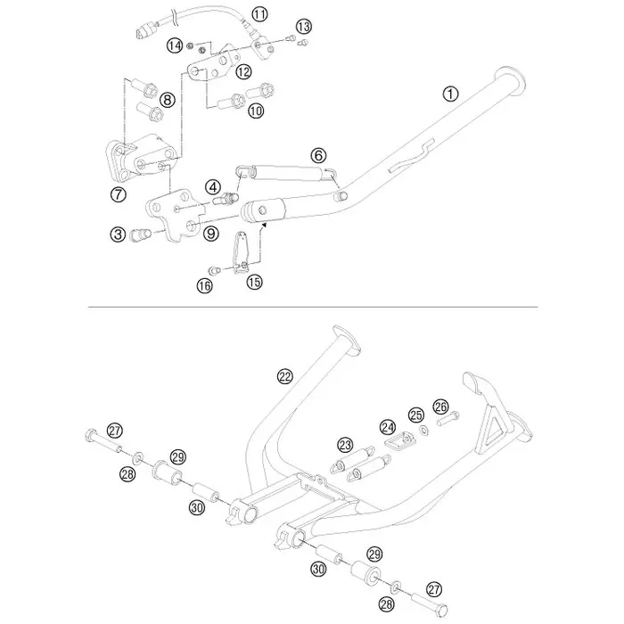 Online Kaufen HAUPTSTÄNDER L=326MM 11