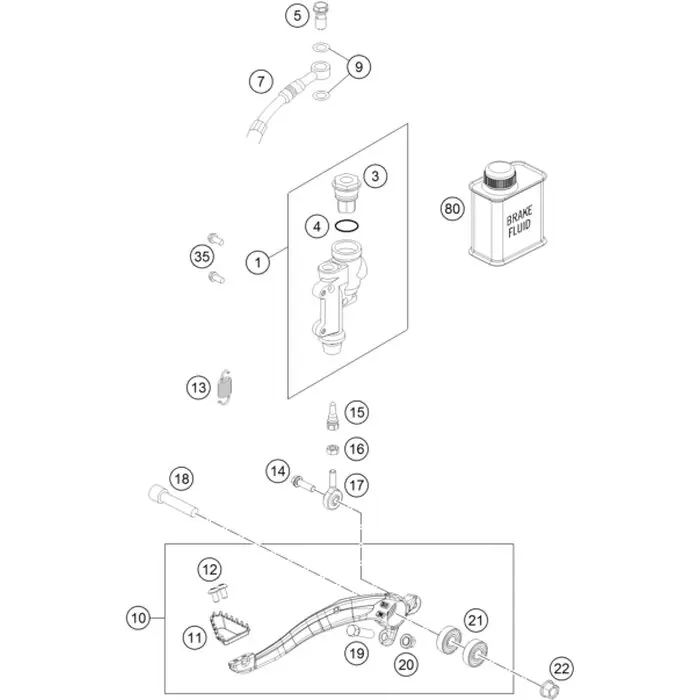 FUSSBREMSZYL. DICHTUNG SX 03 Bestseller
