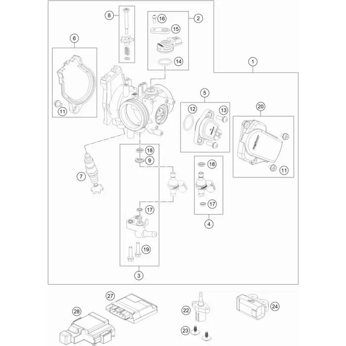 MAP SENSOR KPL. 07 Rabatt