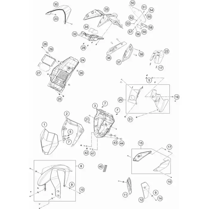Sonderangebot Masken-Mittelteil