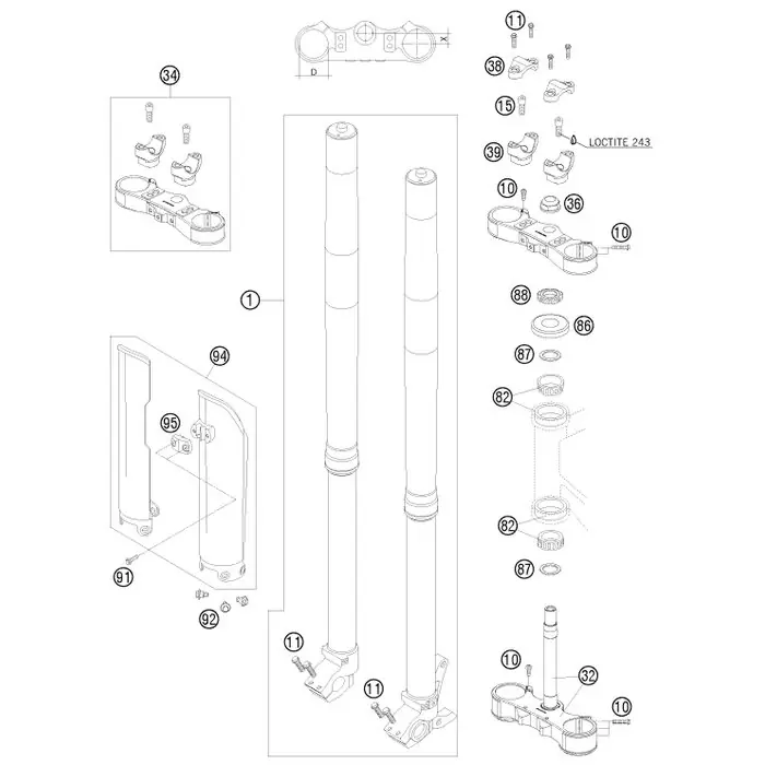 Neue Ware LENKERKLEMMBRÜCKE 28MM