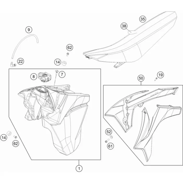 Kracherpreis SPOILER KIT SIX DAYS 2014