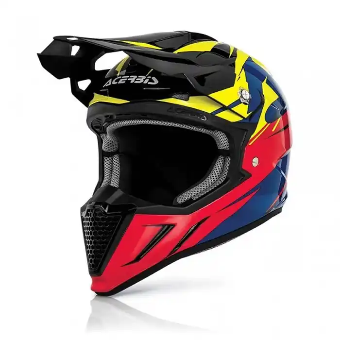 Preisreduziert Acerbis Helm Profile 2.0 Powerhead Blau Rot