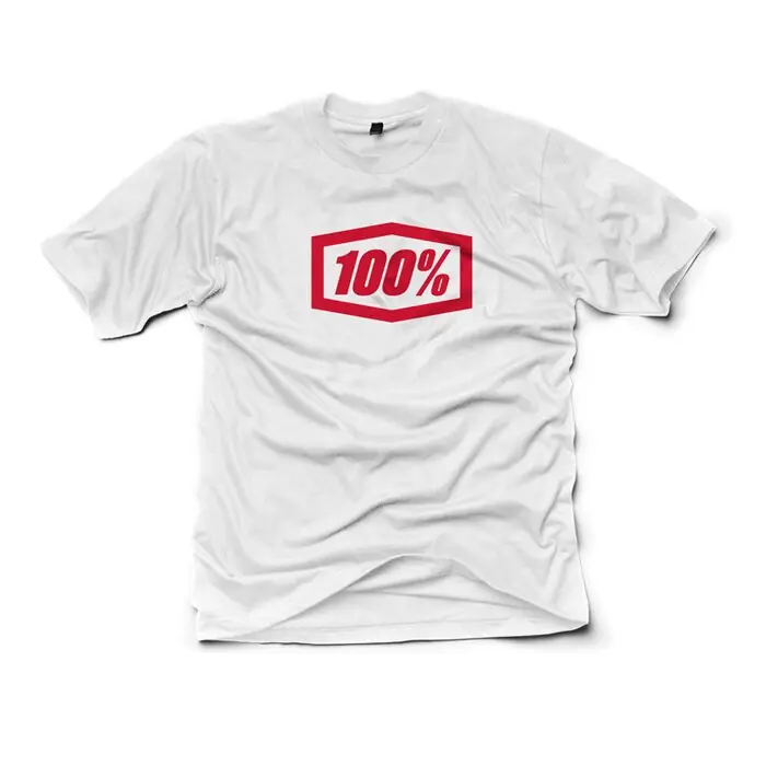 100% T-Shirt Essential in weiss Schnäppchen