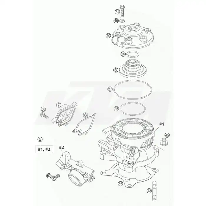 Sale ZYLINDER M. FLANSCH 85 SX 03