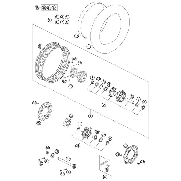 Neue Ware SCHLAUCH MD18 03