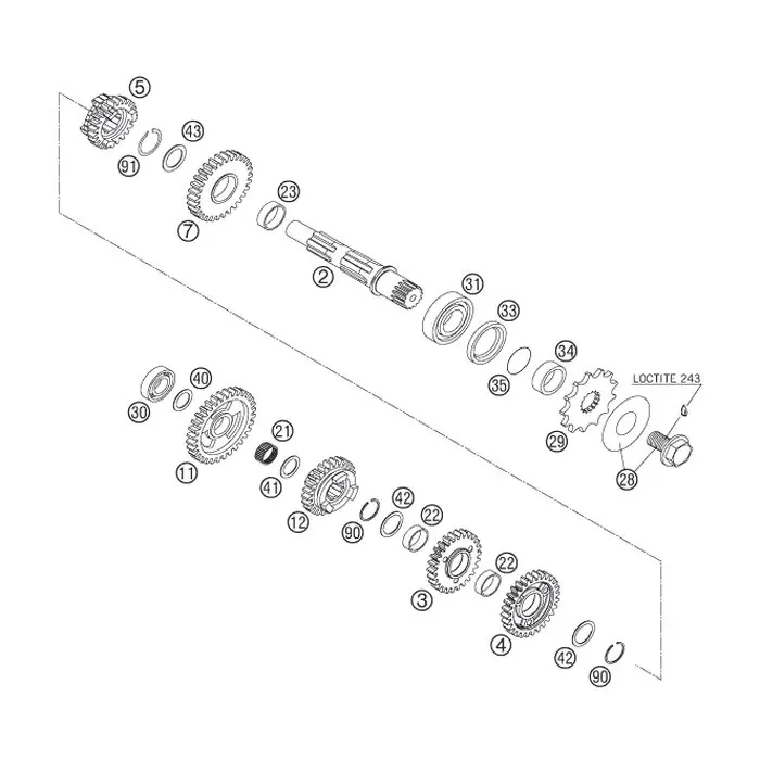LOSRAD 1.GANG Z=32 ‘‘1C32‘‘06 Highlight