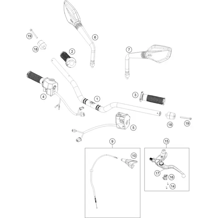 GASDREHGRIFF KPL. Mega-Angebot