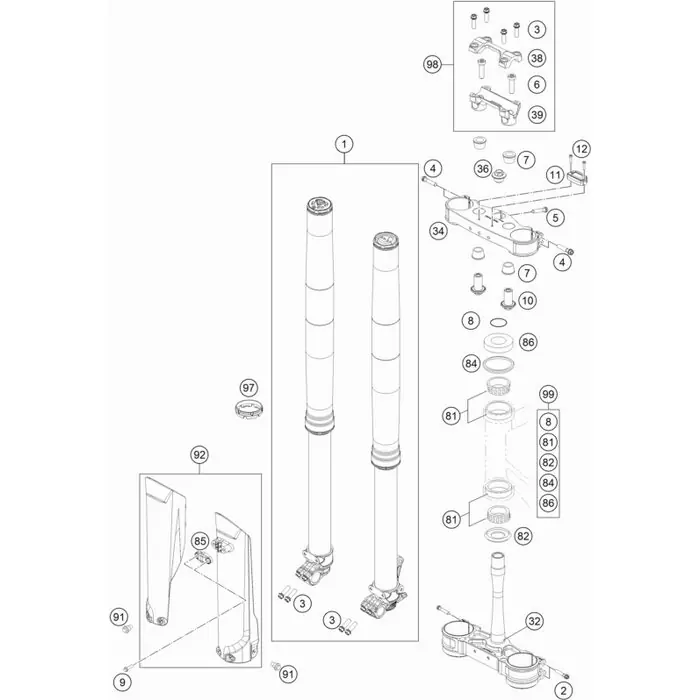 Gabelschutz-Set HQV 19 Rabatt
