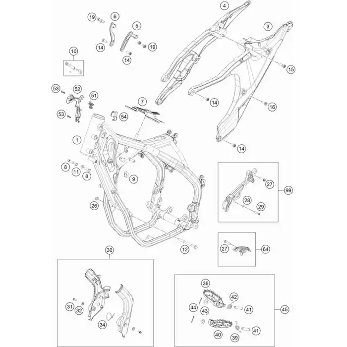 Markenprodukt Motorstrebe links