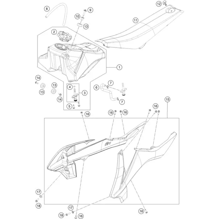 Preis Gesenkt Spoilerset 65SX 2020
