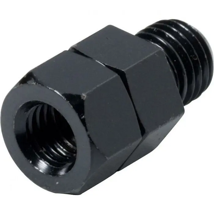 Spiegeladapter Loch M8 Rechts auf Bolzen M10 Links Schwarz Svartpilen Vitpilen Shin Yo Markenware