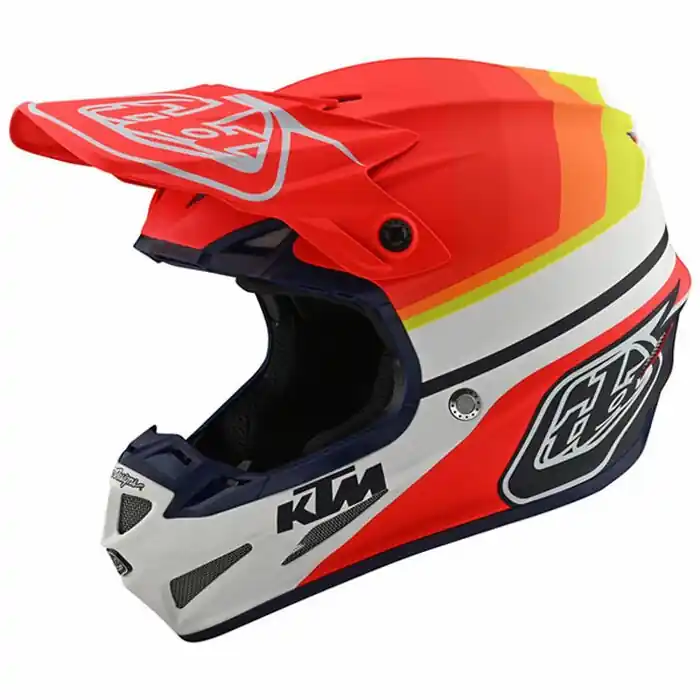 Troy Lee Designs Helm SE4 Composite KTM Mirage Weiß Rot Preisknaller