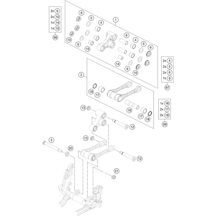 Dreieckhebel SX kpl. Sichere Zahlung