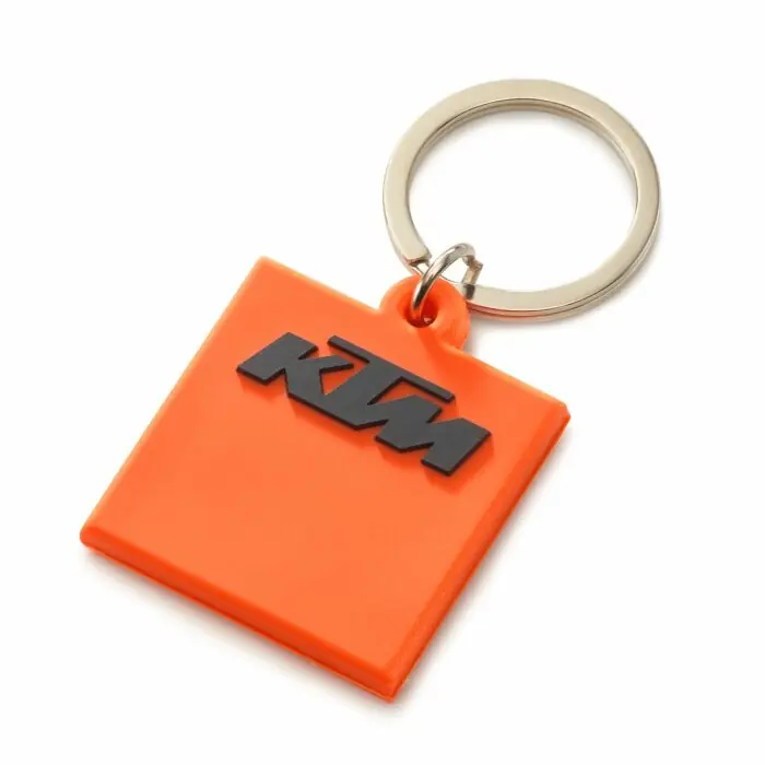 LOGO RUBBER KEYHOLDER ORANGE Echt