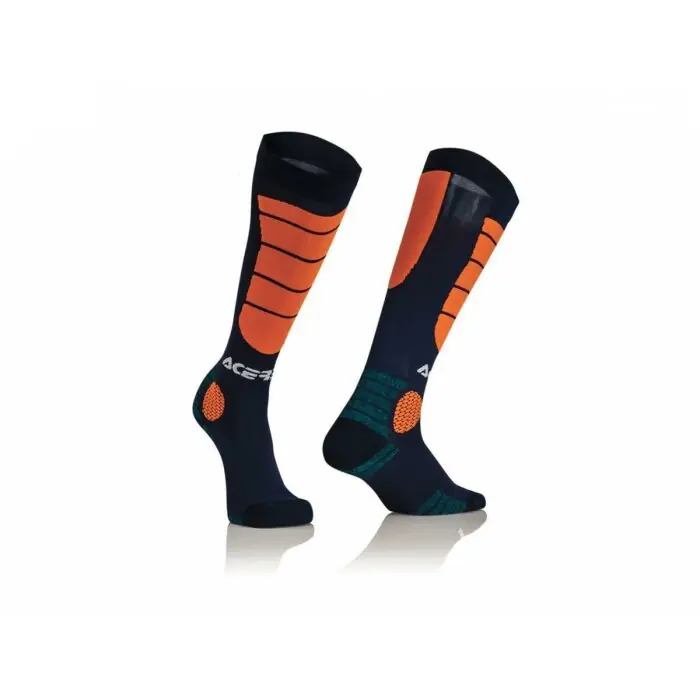Acerbis Socken MX Impact Blau Orange L/XL Markenware