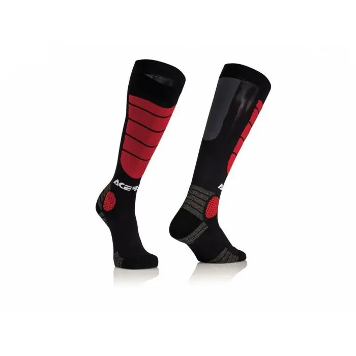 Neue Kollektion Acerbis Socken MX Impact Rot Schwarz L/XL