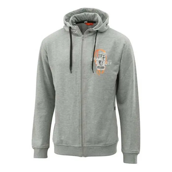 Orange Fluids Zip Hoodie Jetzt Kaufen