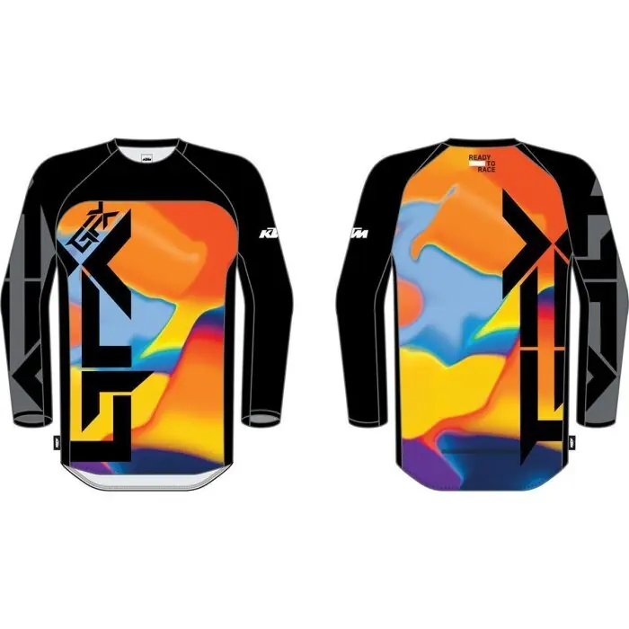 Letzte Chance Gravity-fx Air Jersey Blk - Orange Xs